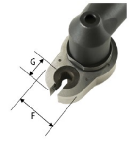 閉口外座各部位尺寸G-F बंद बाहरी सीट GF के प्रत्येक भाग के आयाम
