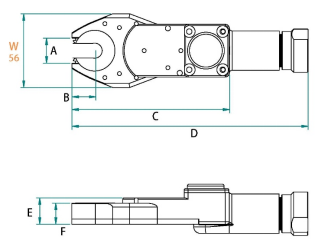 56mm-開口扳手外座 56 मिमी-ओपन-एंड रिंच बाहरी सीट