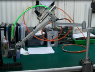 वायु दाब मानक भुजा + वी-आकार का ब्रैकेट